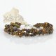 Small beads amber bracelet